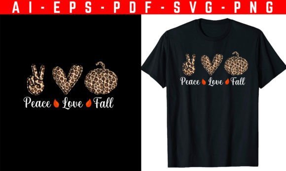 Autumn Fall Groovy T-Shirt Design Graphics