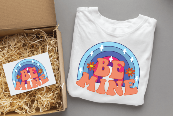 Be Mine Baby Groovy Svg Design: Graphics & T-Shirt Designs