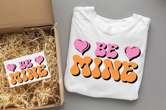 Be Mine Valentine Svg Design: Graphics & T-Shirt Designs