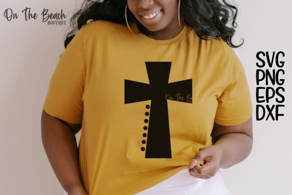 Cross SVG Easter Shirt Design: Graphics & T-Shirt Designs