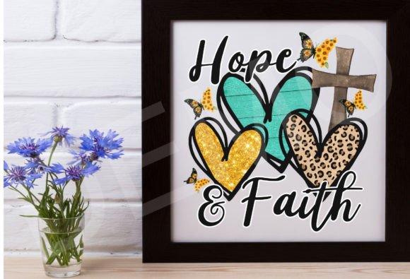 Faith Hope Sunflower Sublimation PNG Review