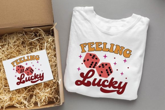 Feeling Lucky Baby Groovy Svg Design Graphics