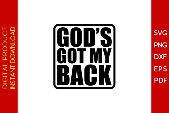 God s Got My Back SVG T-Shirt Design Review
