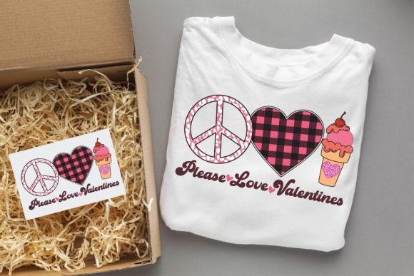 Please Love Valentines Groovy Svg Design Graphics