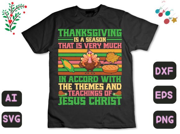 Thanksgiving Graphics for T-Shirt Designs