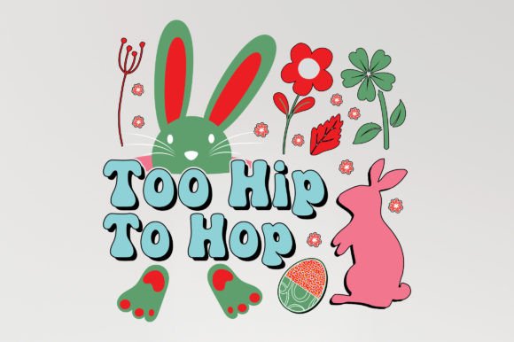 Too Hip to Hop Easter Sublimation Design Review
