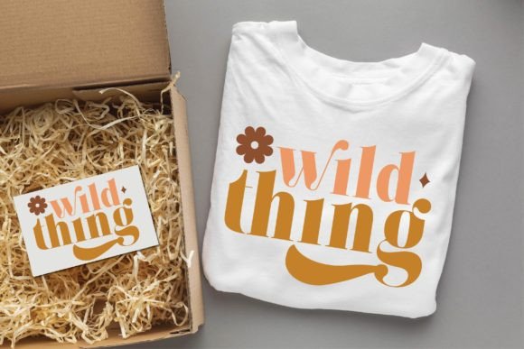 Wld Thing Groovy Svg Design: Graphics & T-Shirt Designs